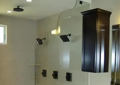 Custom Fabricated Glass Shower Panel